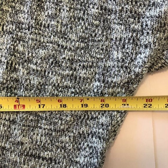 Kirra Womens Cardigan Sweater Gray Marled Short Sleeve Batwing Dolman Knit USA S - Picture 7 of 8